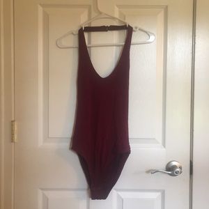 Maroon Aéropostale Bodysuit
